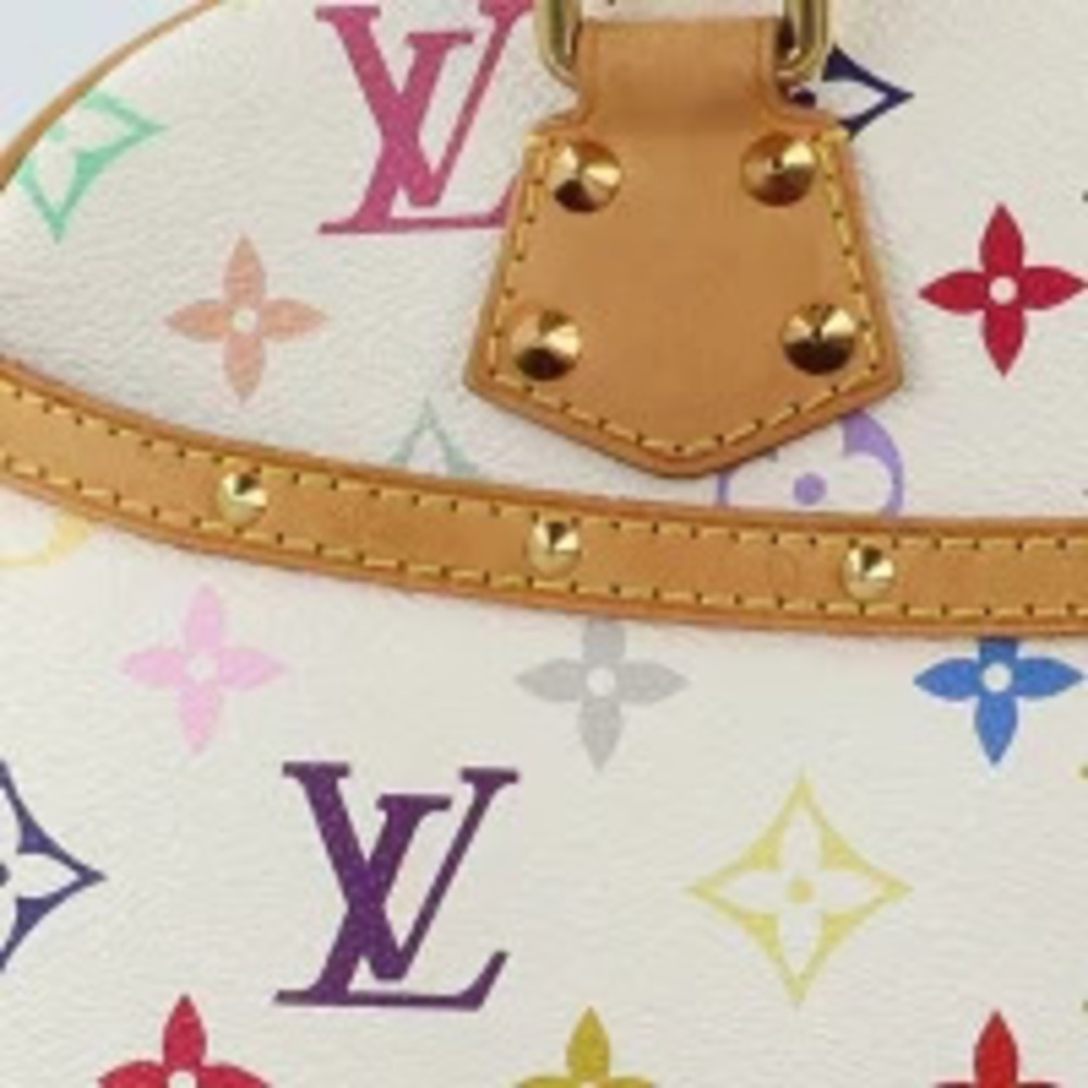 Louis Vuitton Trouville Multicolor Blanc White Handbag Monogram Multi White k - Picture 12 of 13